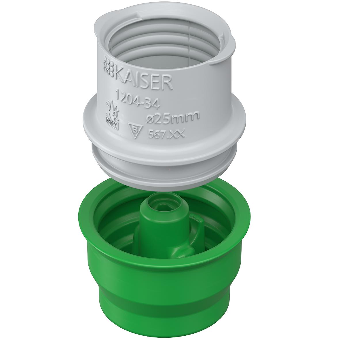 End and transition bushes, Wall and ceiling transitions 30°