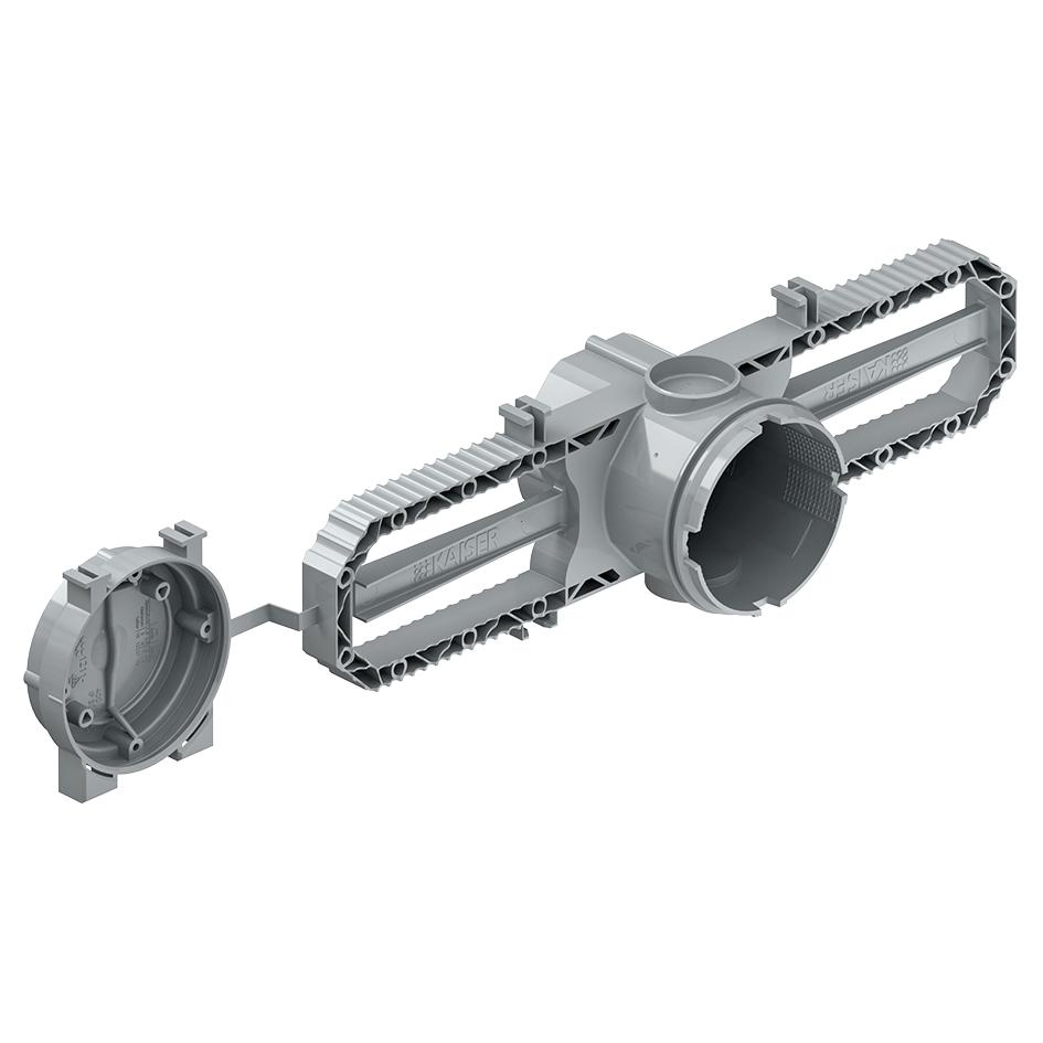 Prefix® concrete building box for attaching to the reinforcement